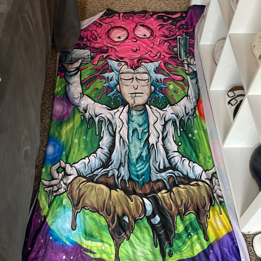 Rick & Morty Drippy Tapestry